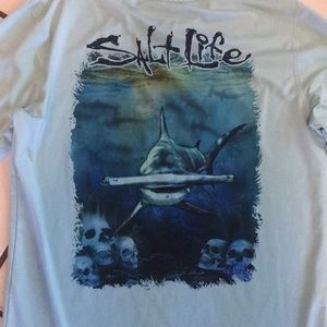 SaltLife rashguard for boys. UVA protection.🐠🐟